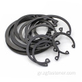 Κύφη πλυντηρίου Spring Wedge για άξονα DIN471 Carbon Steel Black Color Custom Made Standard